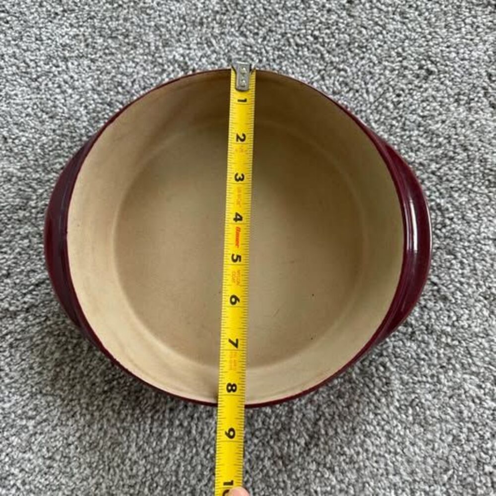 The Pampered Chef Family Heritage Stoneware 8 in Deep Dish Pie Plate